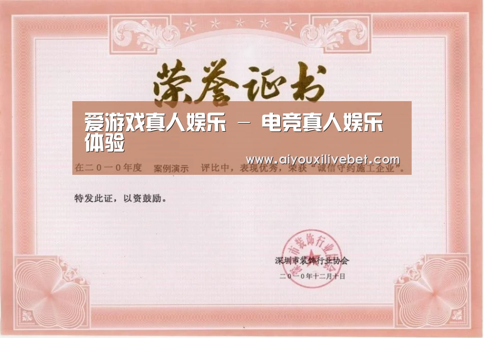 荣誉证书二(图1)